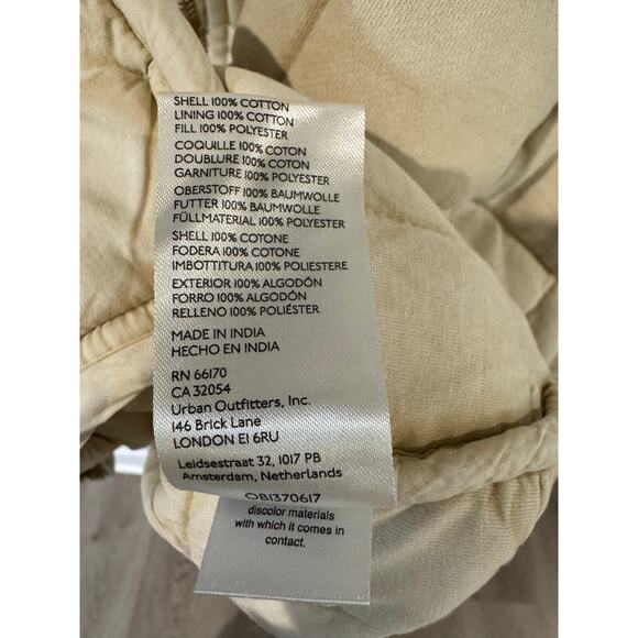 Free People Dolman Quilted Jacket Vanilla Cream Size XL – Oversized Cozy Bomber - Picture 4 of 5